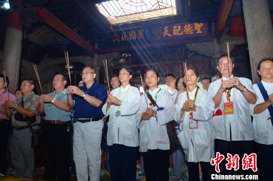 近兩百臺灣信徒中秋赴“媽祖故里”謁祖進香