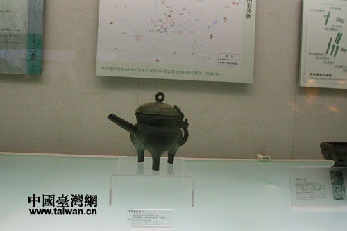 山西博物院陳列品。（中國臺灣網 段雯婷 攝）
