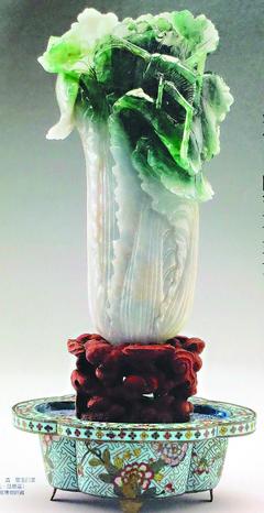 翠玉白菜原“種”在花盆里專家讓其變大明星（圖）