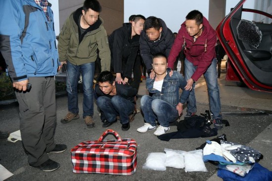 貴陽破獲特大毒案 警方公布抓捕毒販畫面(圖)