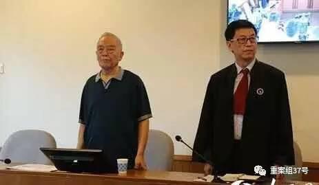 “季羨林億元遺產案”一審時，季承在法院認取判決。一中院供圖