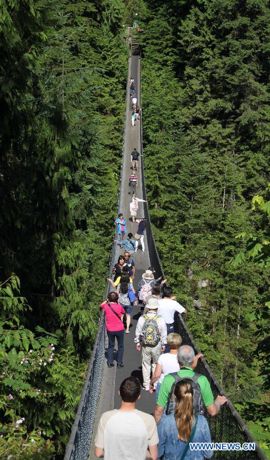  The 135 meters long suspension bridge celebrates its 125th anniversary this summer. As many as 6,000 visitors cross the bridge daily during the busy summer months.