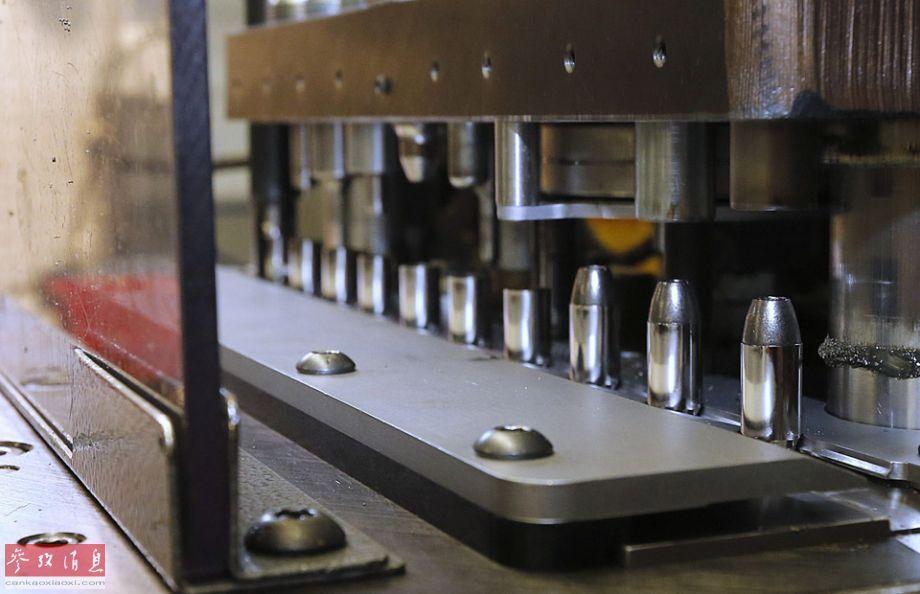 Whole production process of bullet unveiled in U.S. firearm company