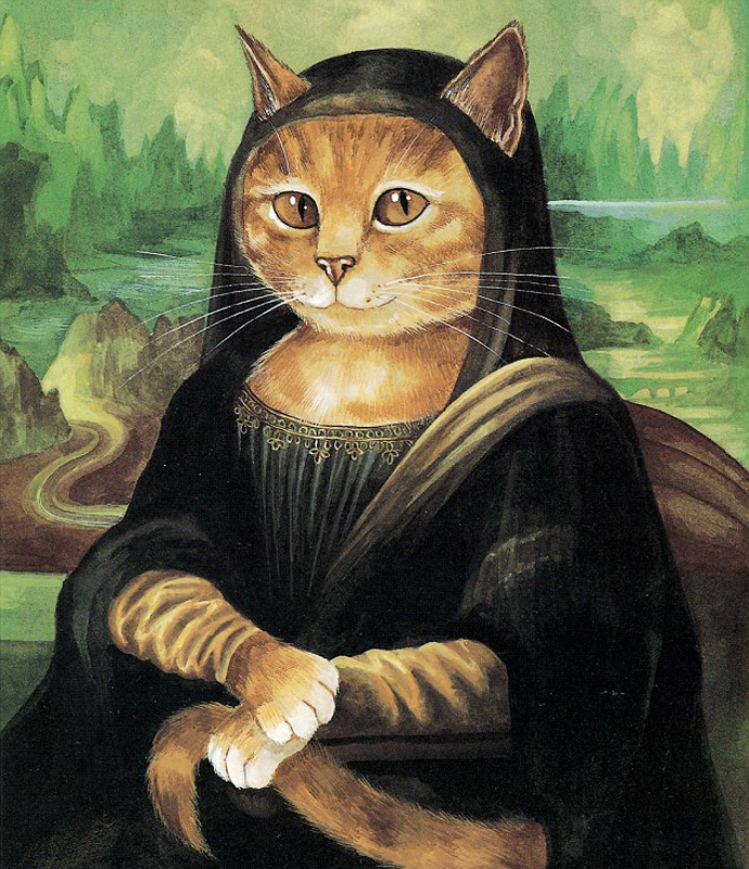 Cats take over most famous western artworks Cats take over most famous western artworks