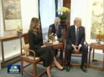 習近平和夫人彭麗媛陪同美國總統特朗普和夫人梅拉尼婭參觀故宮博物院