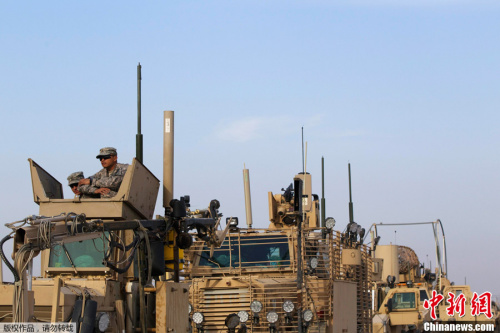 資料圖:最後一批美軍撤離伊拉克